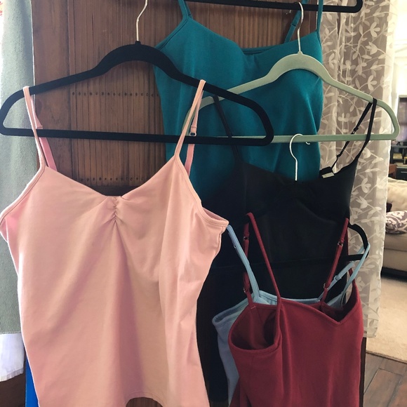 5 Norm Thompson Camis with built in bra - Picture 3 of 14